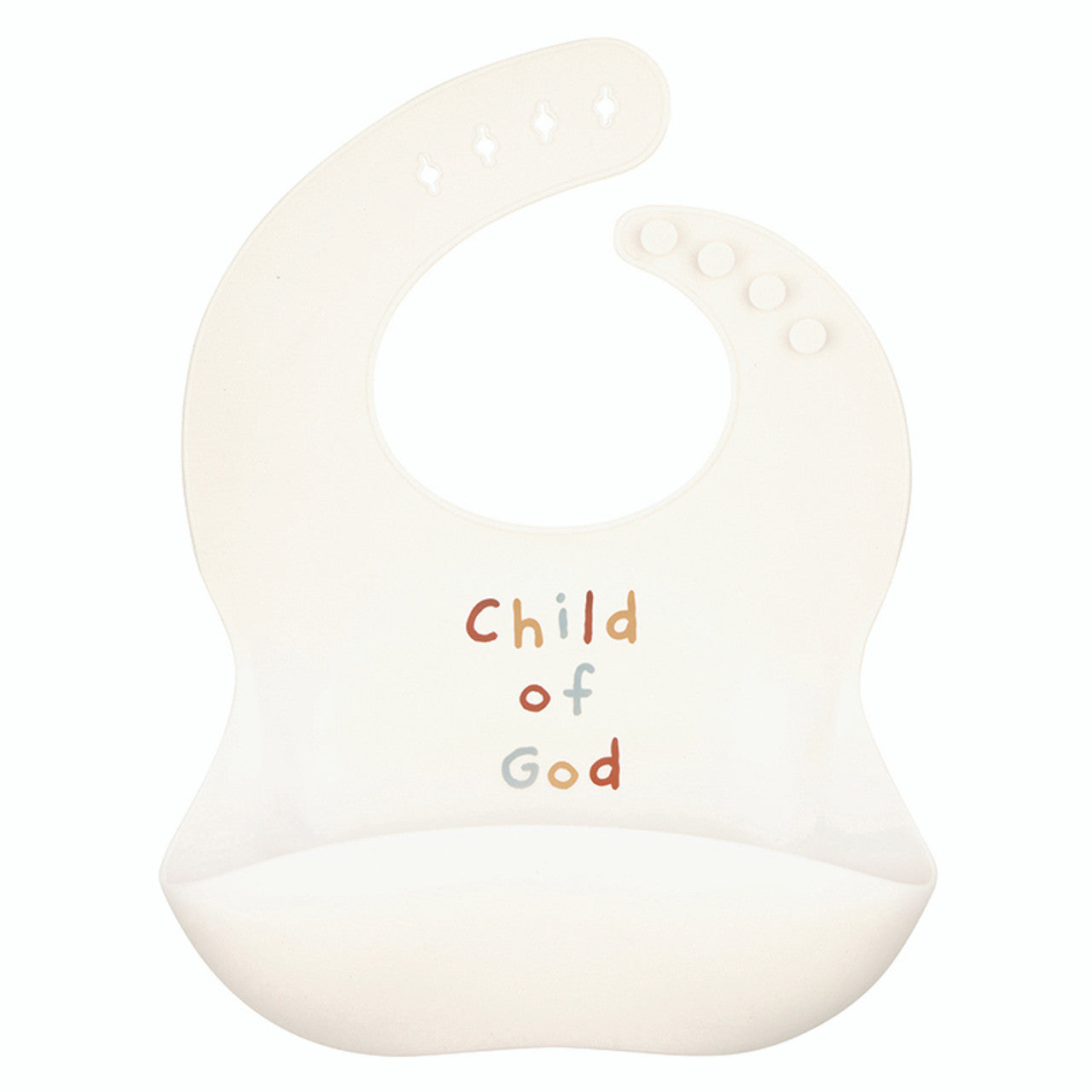 Silicone Bucket Bib - Child of God
