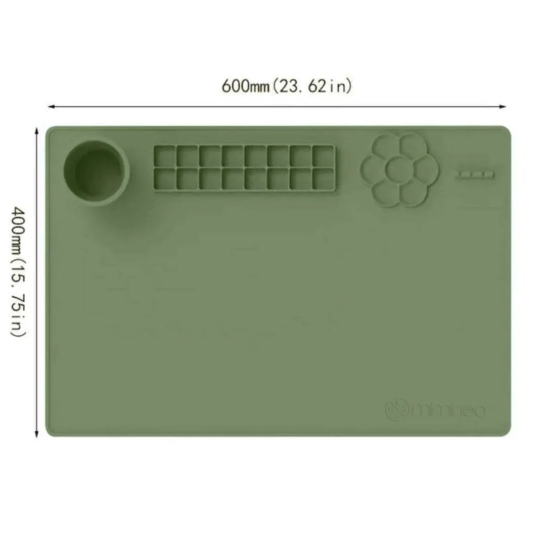 Silicone Activity Painting Mat MKS Miminoo™ Sage - MKS Miminoo