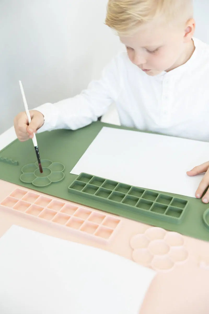 Silicone Activity Painting Mat MKS Miminoo™ Sage - MKS Miminoo