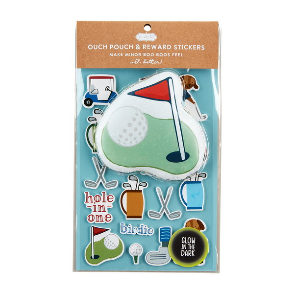 Golf Flag Ouch Pouch And Stickers