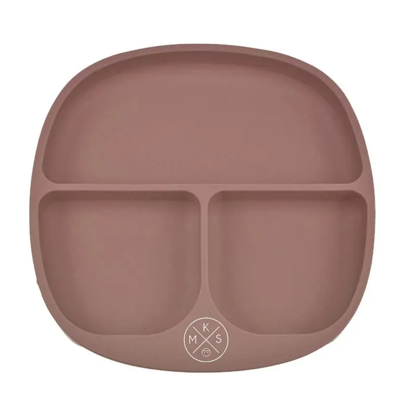 Silicone suction plate - Taupe - MKS Miminoo