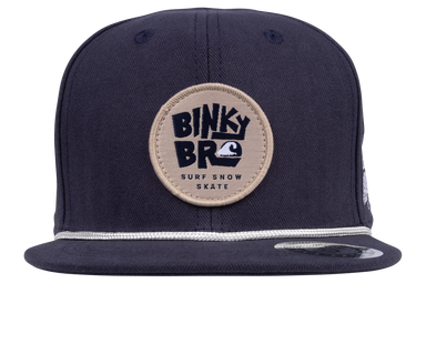 Get the Shreddy Snapback Hat, featuring a stylish navy blue design and an embroidered "BinkyBro Board Co" logo. Perfect for adults and kids, this adjustable snapback hat is a must-have for skaters, surfers, and outdoor enthusiasts. Available in all sizes—shop now for the ultimate blend of style and comfort! at MKS Miminoo Arizona 