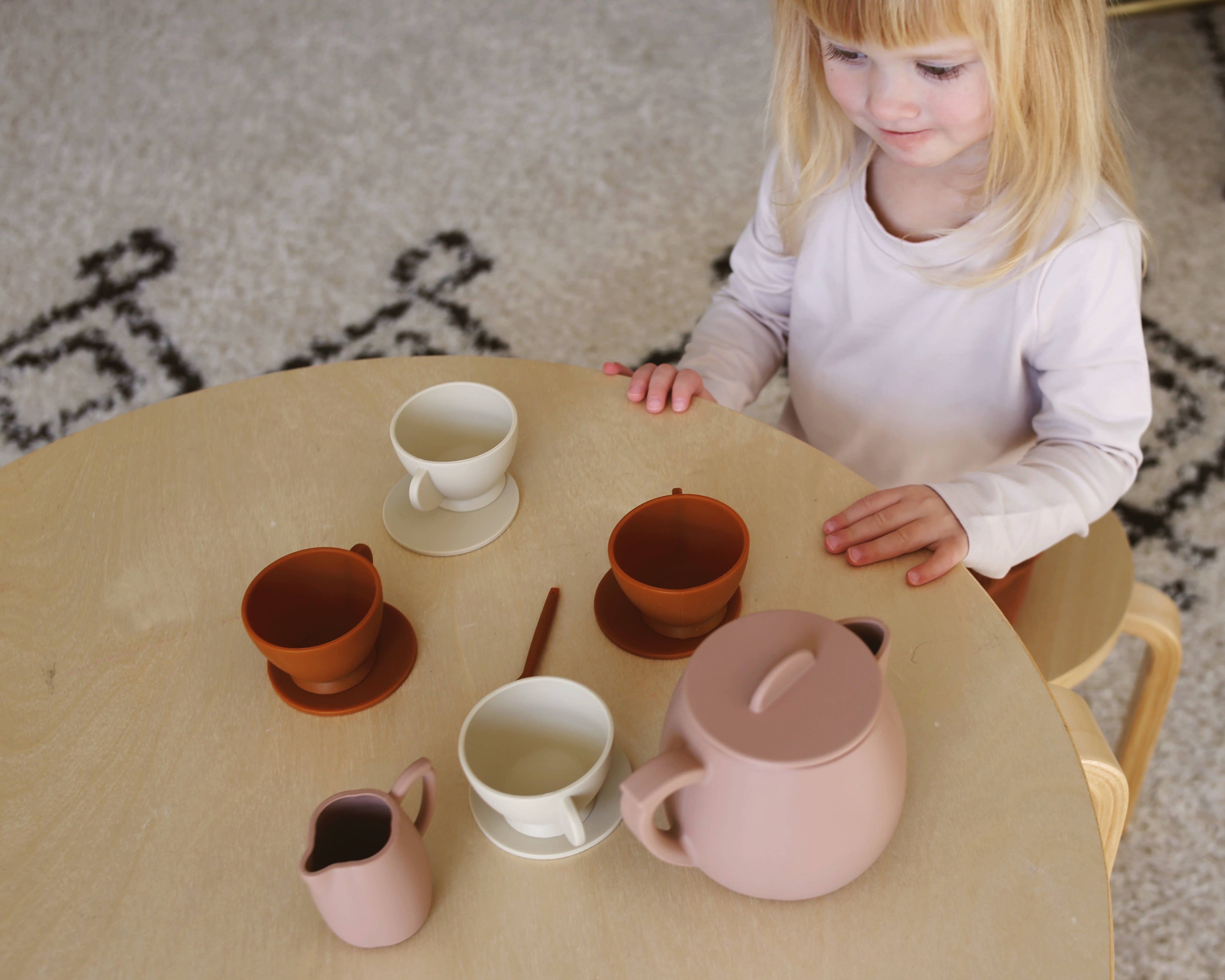 Silicone Tea Pretend Play Set