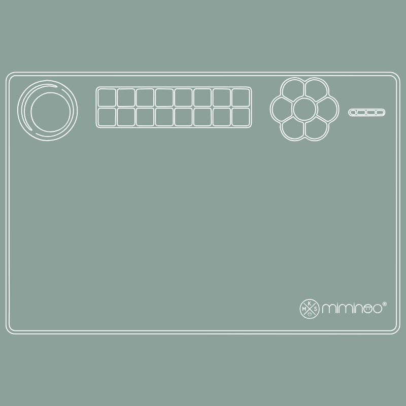 Child using MKS Miminoo silicone activity mat to paint