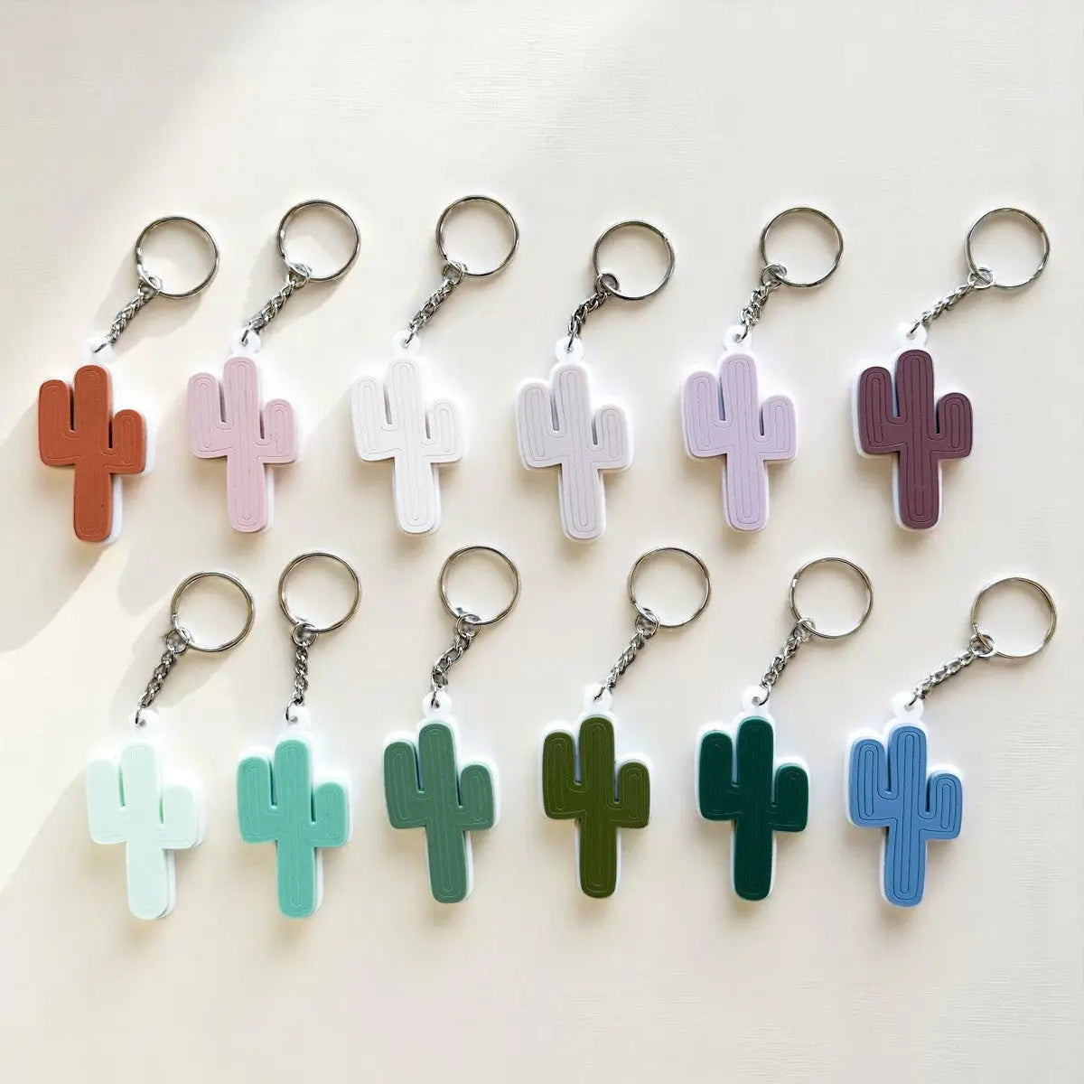 Acrylic Handmade Keychain/Name Tag Cactus Miminoo Jewelry