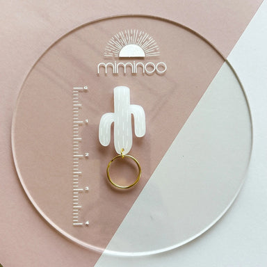 Acrylic Keychain Frosted Cactus Miminoo Jewelry