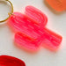 Acrylic Keychain Frosted Cactus Miminoo Jewelry