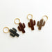 Acrylic Keychain Frosted Cactus Miminoo Jewelry