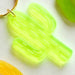 Acrylic Keychain Frosted Cactus Miminoo Jewelry
