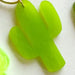 Acrylic Keychain Frosted Cactus Miminoo Jewelry