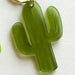 Acrylic Keychain Frosted Cactus Miminoo Jewelry