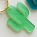 Acrylic Keychain Frosted Cactus Miminoo Jewelry