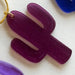 Acrylic Keychain Frosted Cactus Miminoo Jewelry