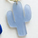 Acrylic Keychain Frosted Cactus Miminoo Jewelry