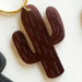 Acrylic Keychain Frosted Cactus Miminoo Jewelry