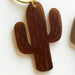 Acrylic Keychain Frosted Cactus Miminoo Jewelry