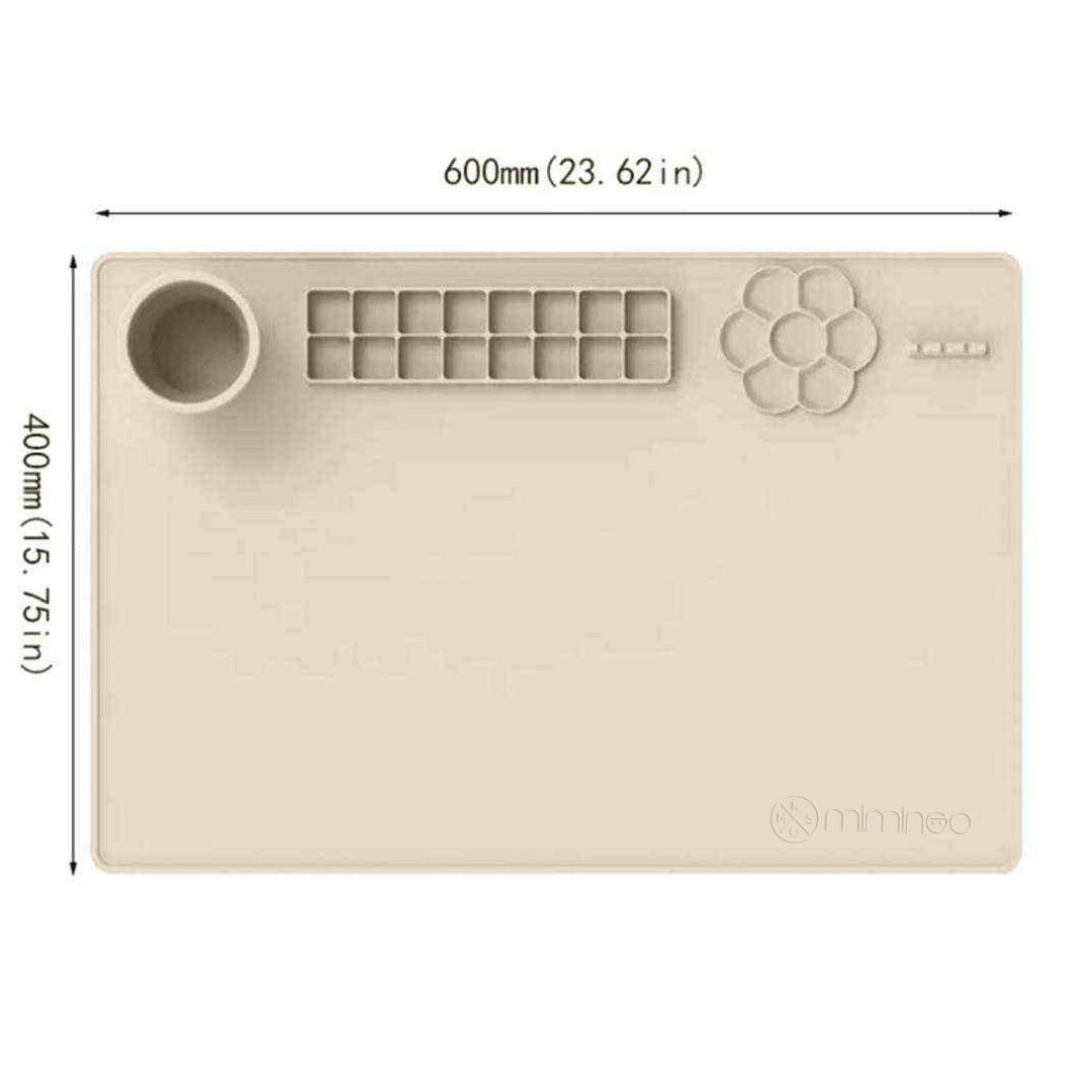 Silicone Activity Painting Mat MKS Miminoo™ Beige