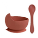 Baby & Toddler Feeding Bowl Set - Brick - MKS Miminoo