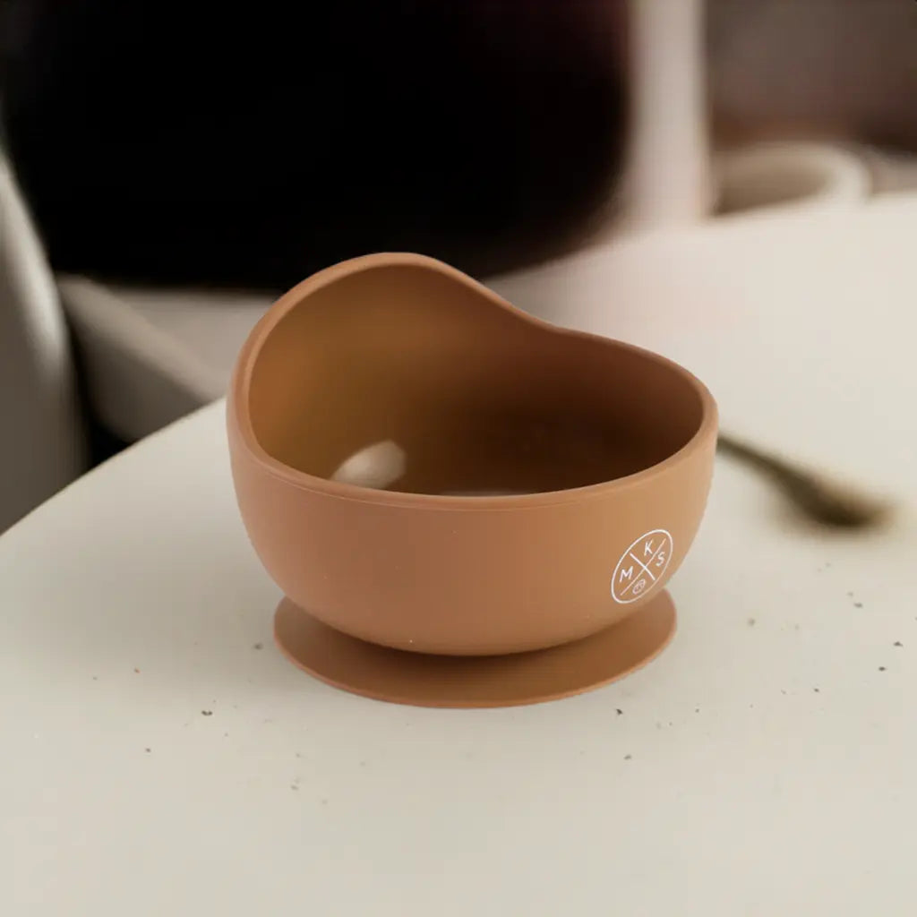 Baby & Toddler Feeding Bowl Set - Taupe MKS MIMINOO