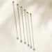 Cactus 18K Gold Plated Charm Necklace - Summer Pastel tones Miminoo Jewelry