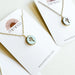 Cactus 18K Gold Plated Charm Necklace - Summer Pastel tones Miminoo Jewelry