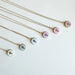 Cactus 18K Gold Plated Charm Necklace - Summer Pastel tones Miminoo Jewelry