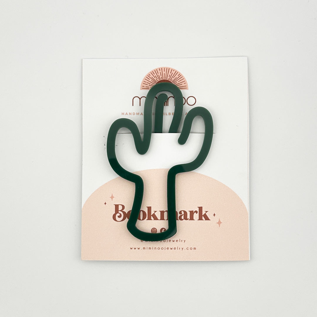 Cactus Acrylic Bookmark