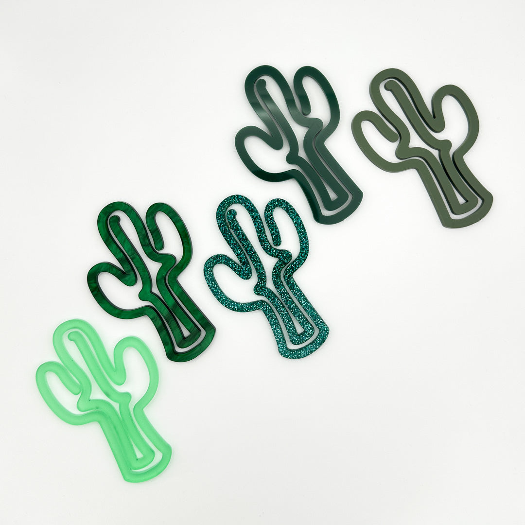 Cactus Acrylic Bookmark