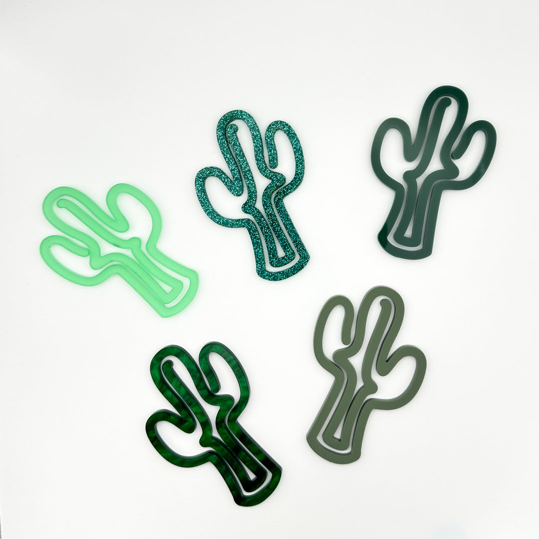 Cactus Acrylic Bookmark
