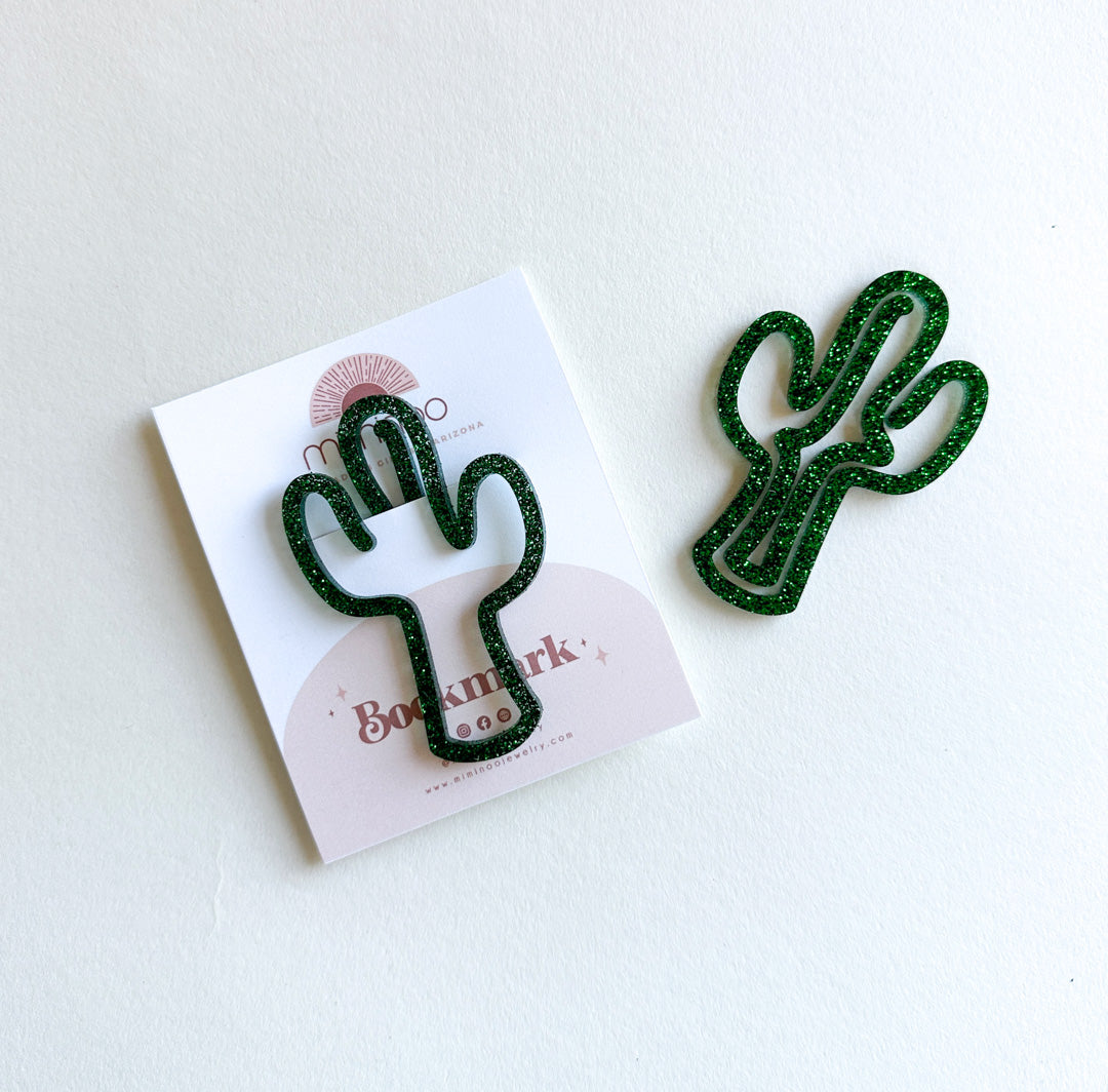 Cactus Acrylic Bookmark