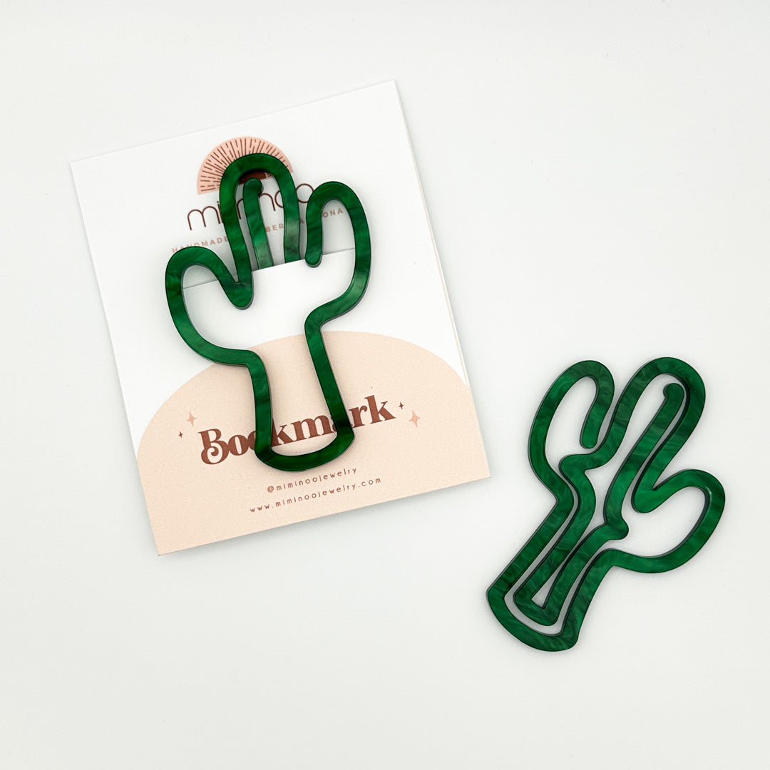 Cactus Acrylic Bookmark