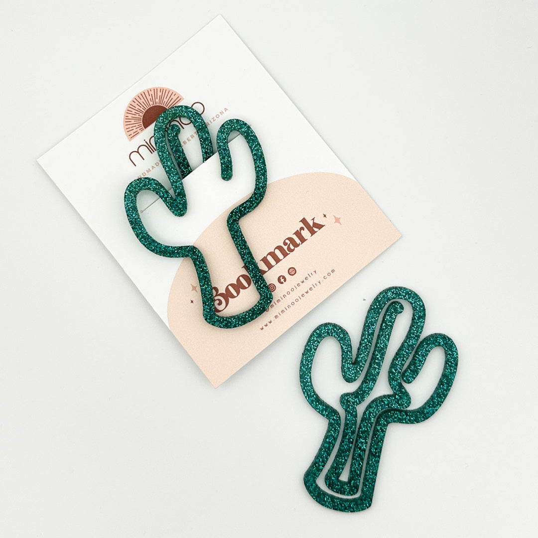 Cactus Acrylic Bookmark