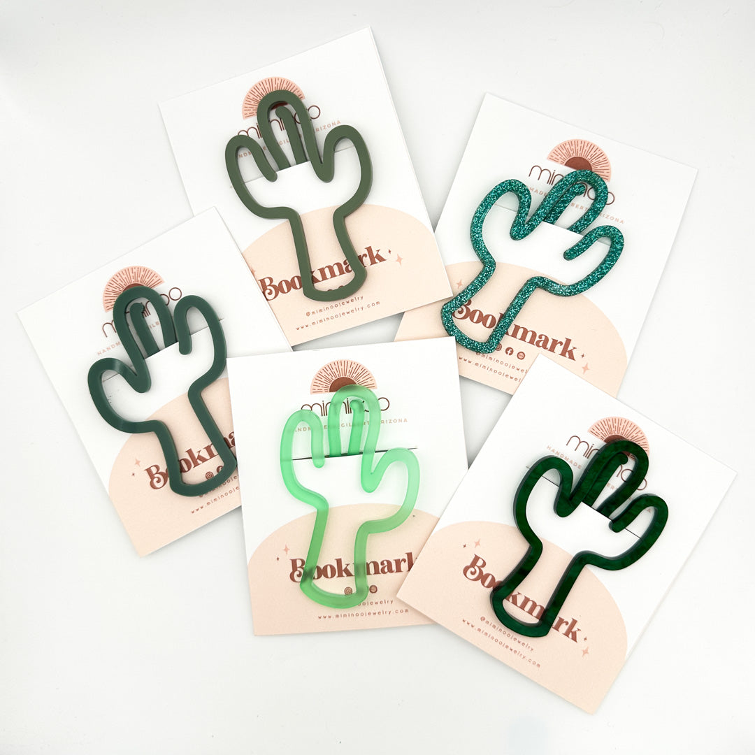 Cactus Acrylic Bookmark