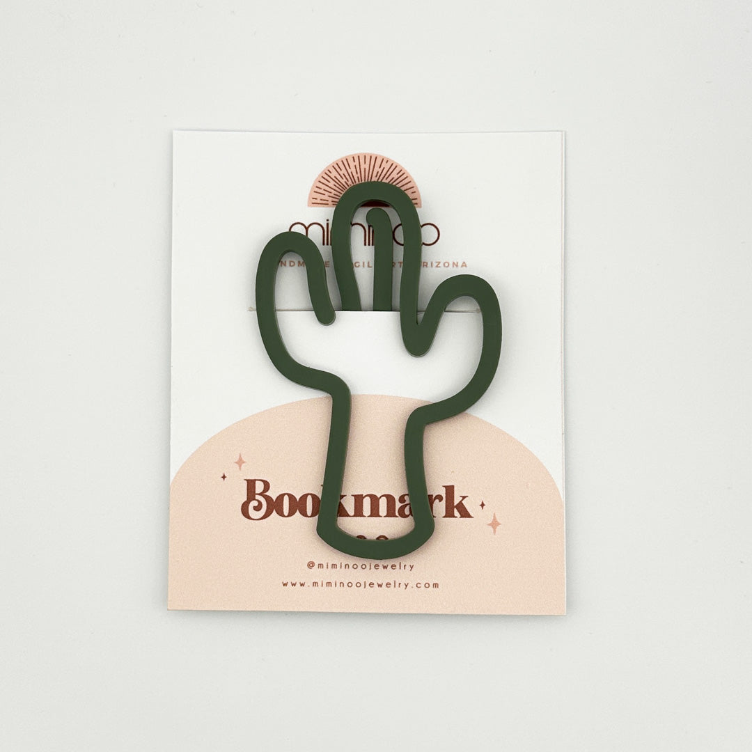 Cactus Acrylic Bookmark