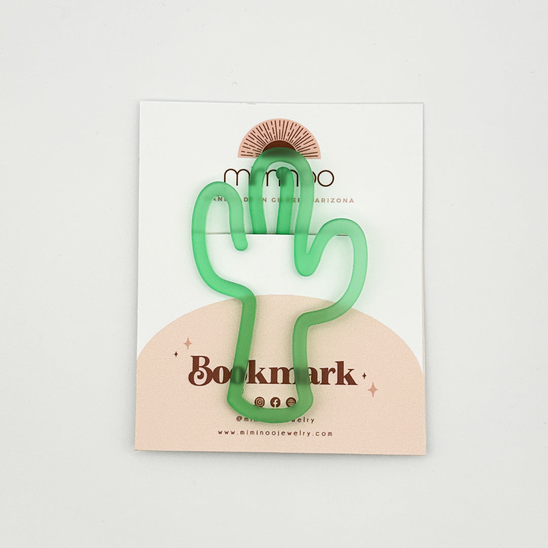 Cactus Acrylic Bookmark