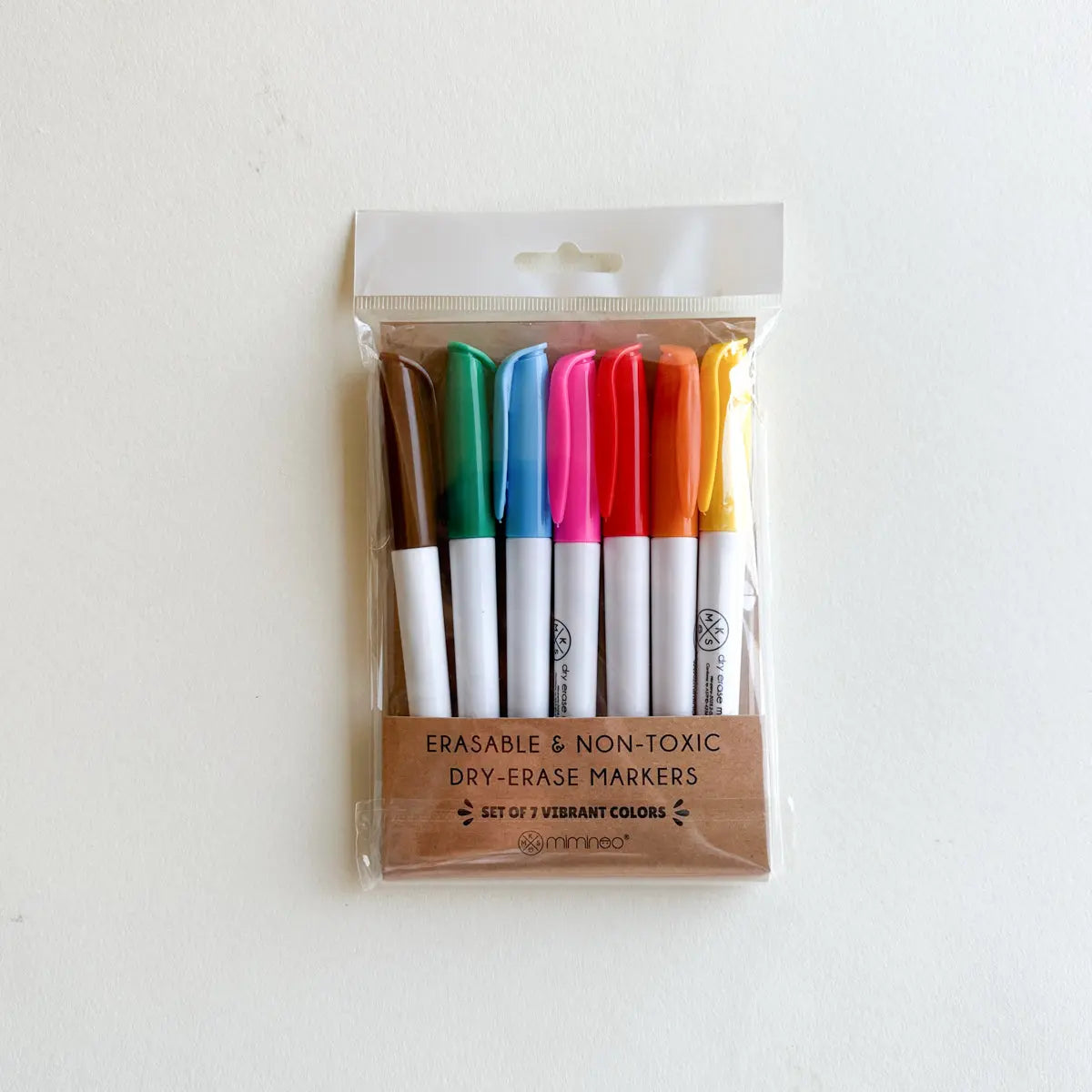 Dry Erase Non-Toxic 7pcs Markers Set MKS MIMINOO