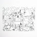 Erasable Silicone Coloring - Single Mat MKS MIMINOO