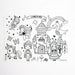 Erasable Silicone Coloring - Single Mat MKS MIMINOO