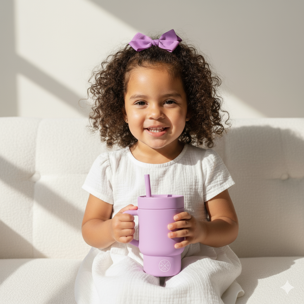 My Little Silicone Tumbler Solid Color - Light Purple