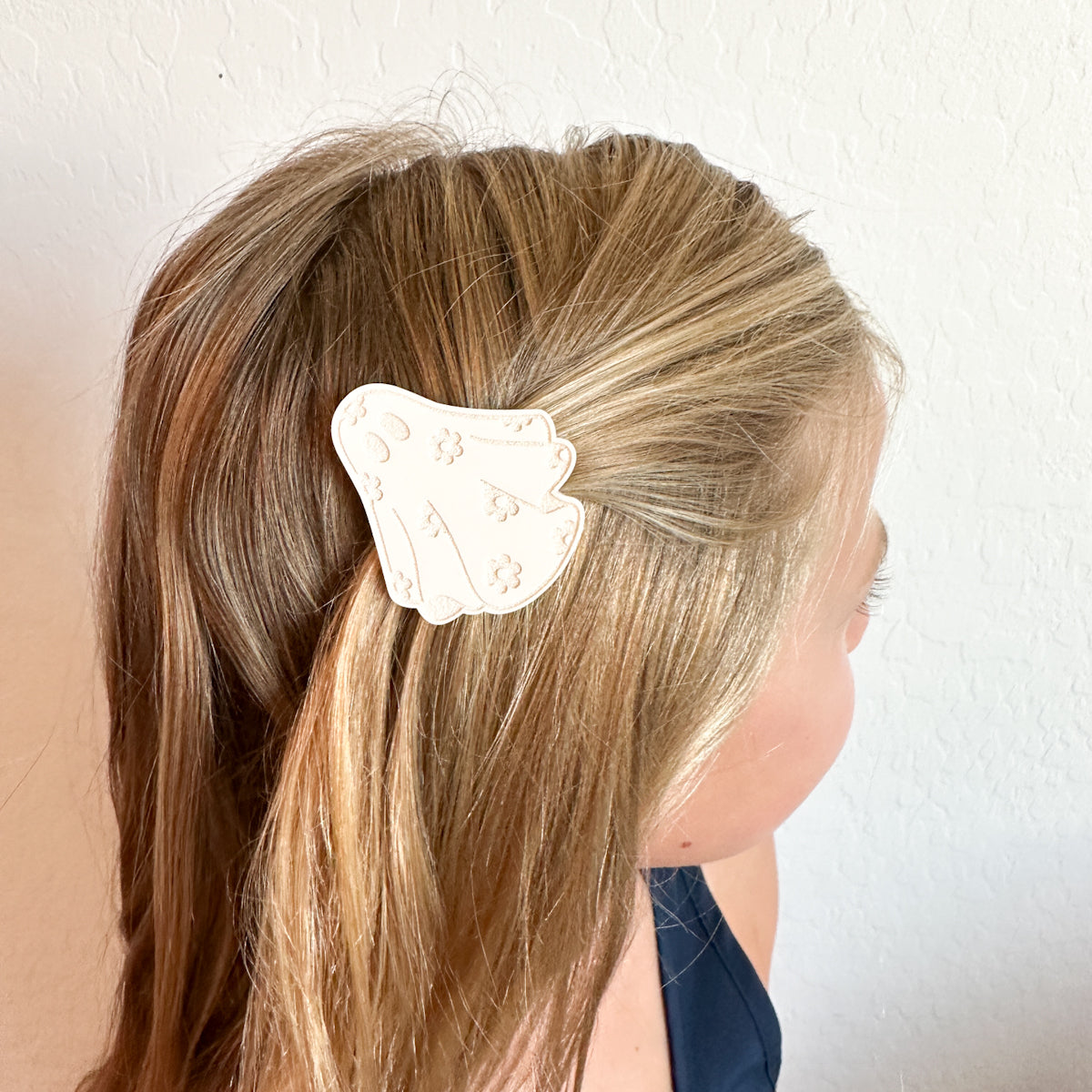 Halloween spooky vibes collection hair accessories and clips for girls and women in boho flower style Pink Terracotta mks miminoo handmade in Arizona