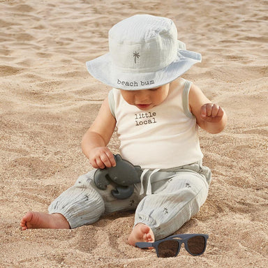 Jogger Pant Palm Tree Seafoam Unisex Summer Beach Outfit