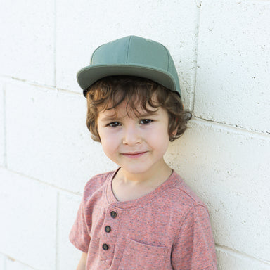 exclusive pattern by mks miminoo arizona usa boys girls baby to adult cap trucker hat solid blank wholesale 4 panel baseball sun protection sage green