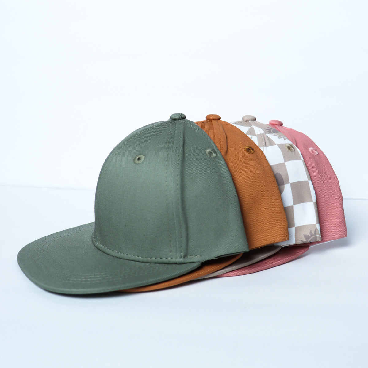 exclusive pattern by mks miminoo arizona usa boys girls baby to adult cap trucker hat solid blank wholesale 4 panel baseball sun protection sage green dusty pink terracotta checker beige