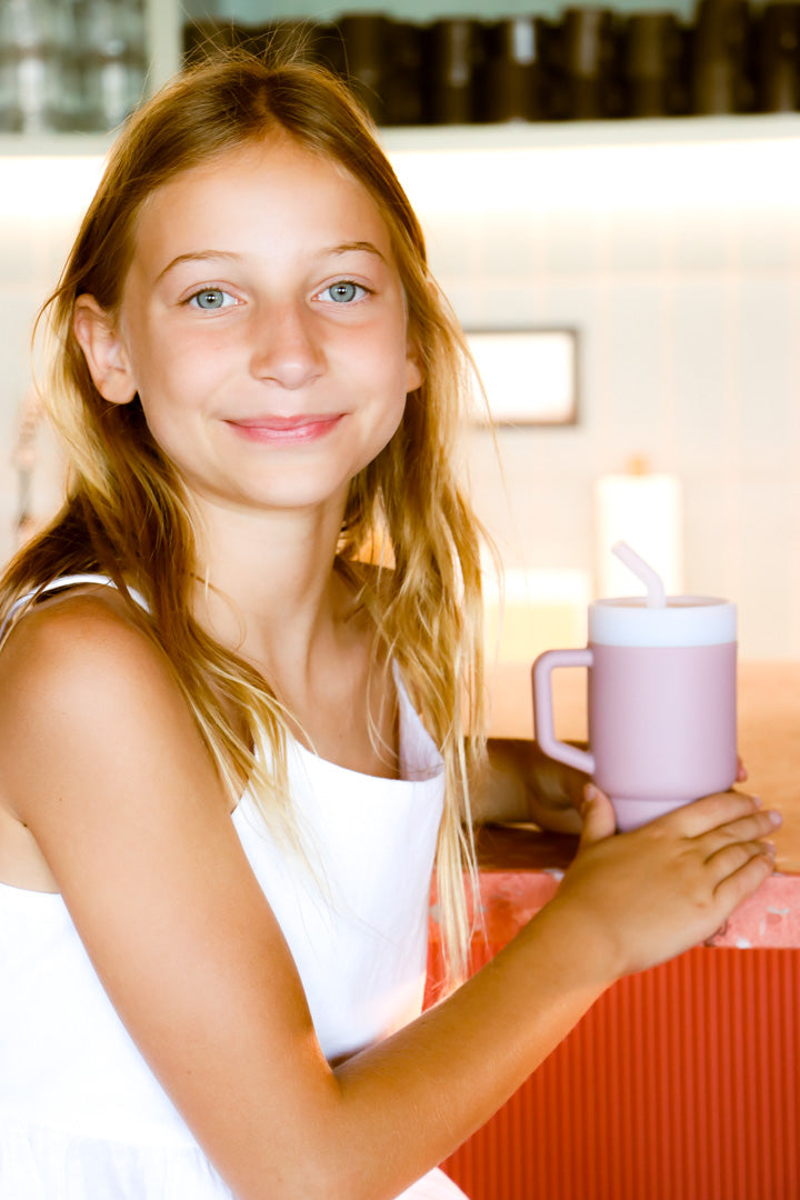 My Little Silicone Tumbler - Dusty Lilac