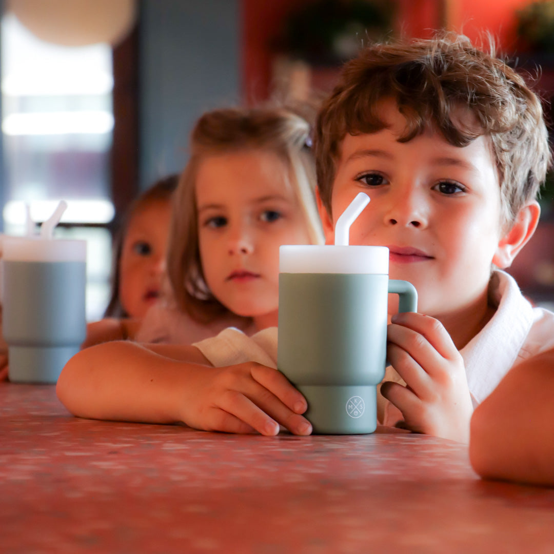 My Little Silicone Tumbler - Sage