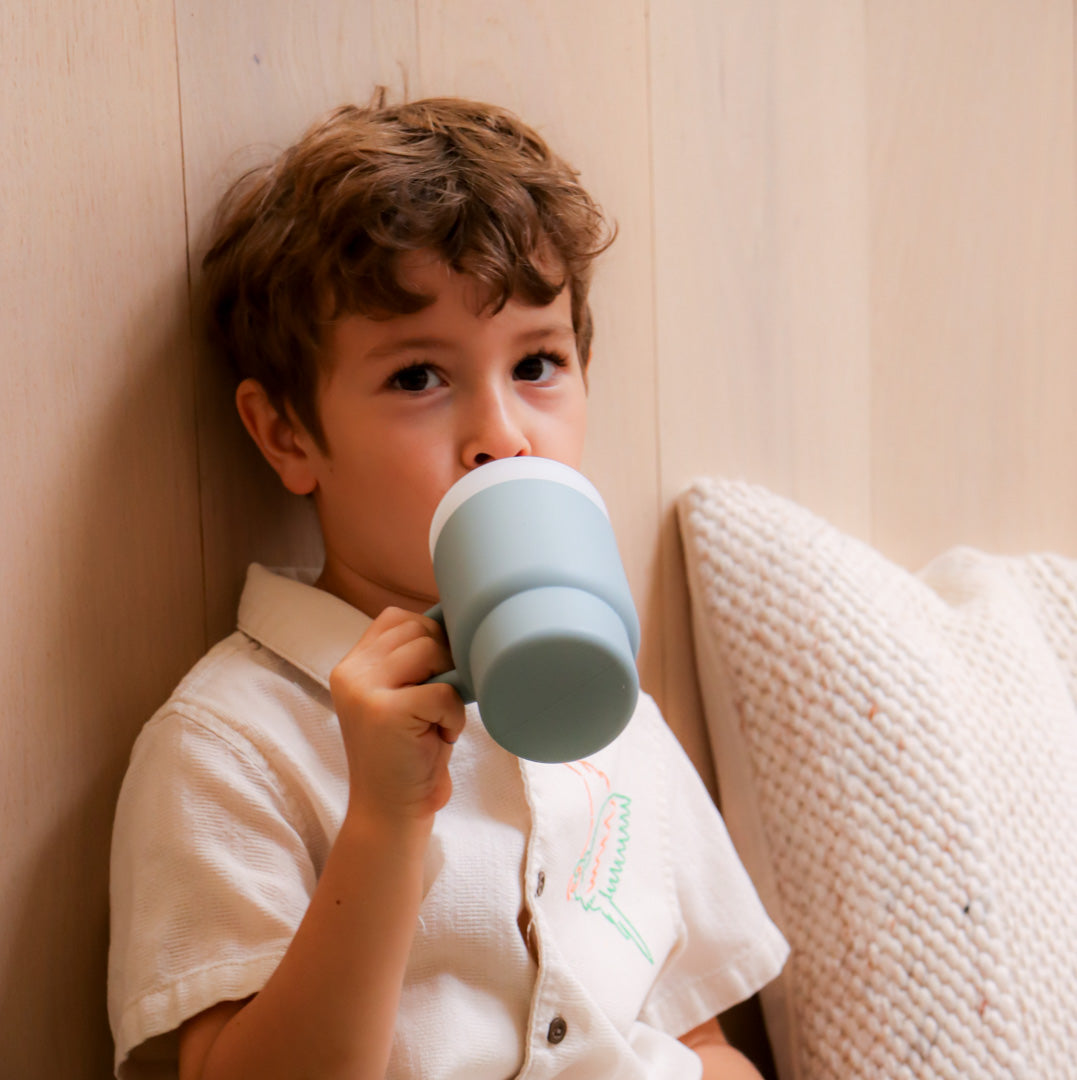 My Little Silicone Tumbler - Sage