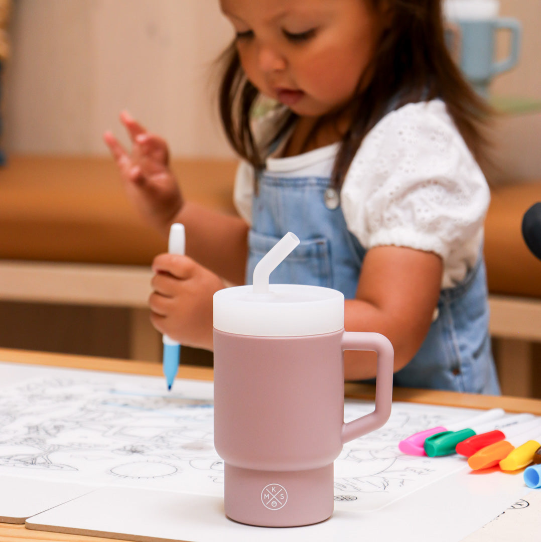 My Little Silicone Tumbler - Dusty Lilac