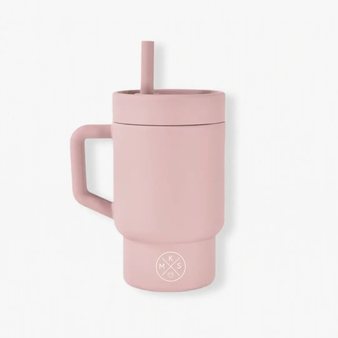 My Little Silicone Tumbler Solid Color - Pink