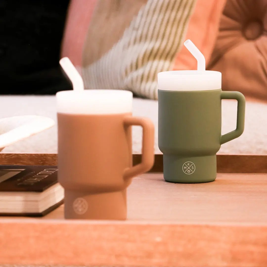 My Little Silicone Tumbler Solid Color - Denim Blue