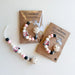 Pacifier clip & Teether Holder Golf Car Pink MKS MIMINOO